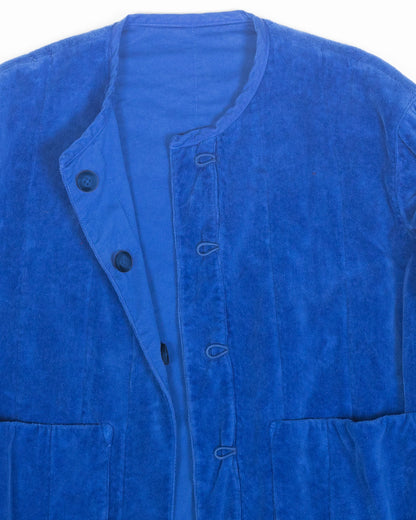 Tula Jacket - French Blue - Cotton Velvet Terry