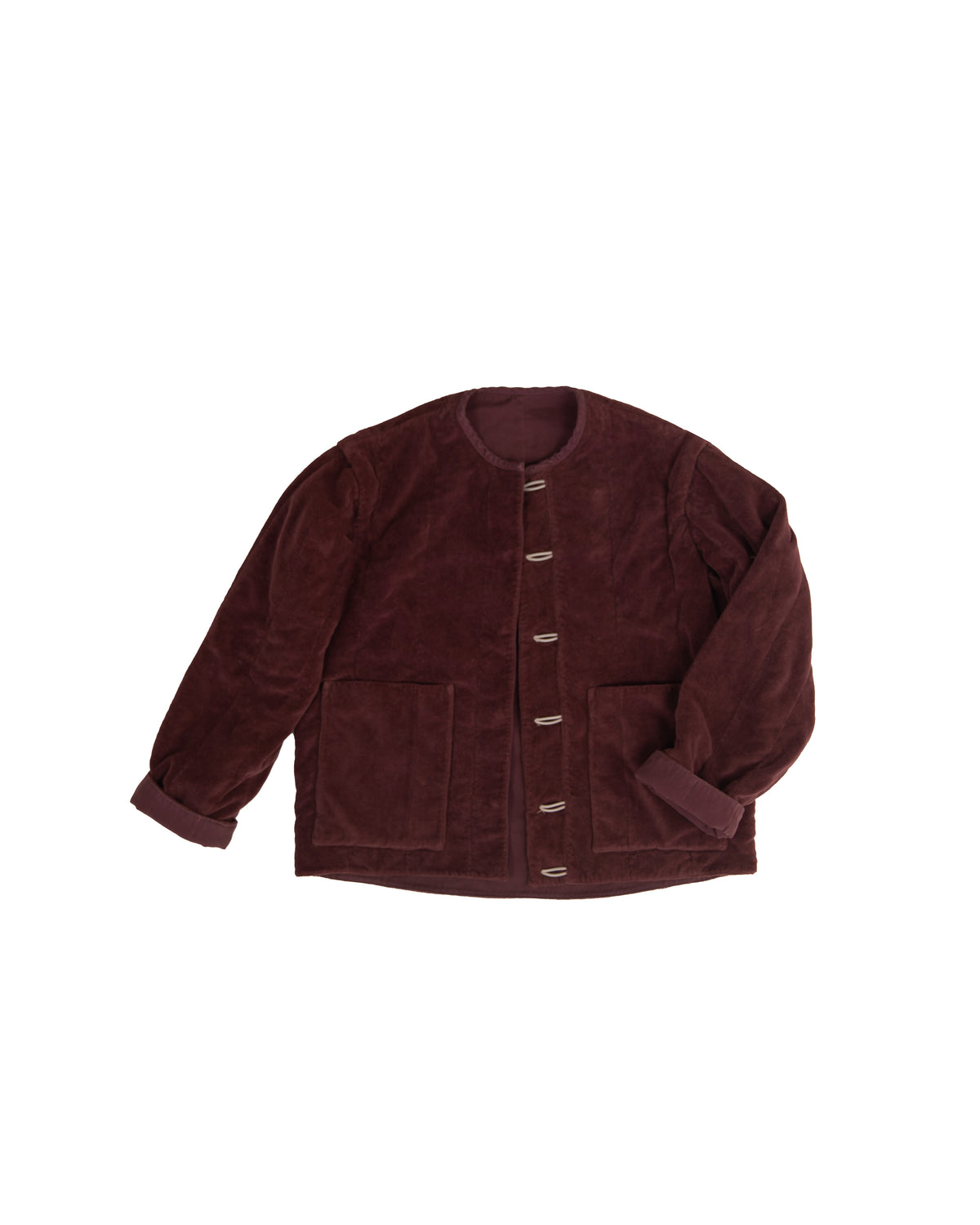 Tula Jacket - Mulberry - Cotton Velvet Terry