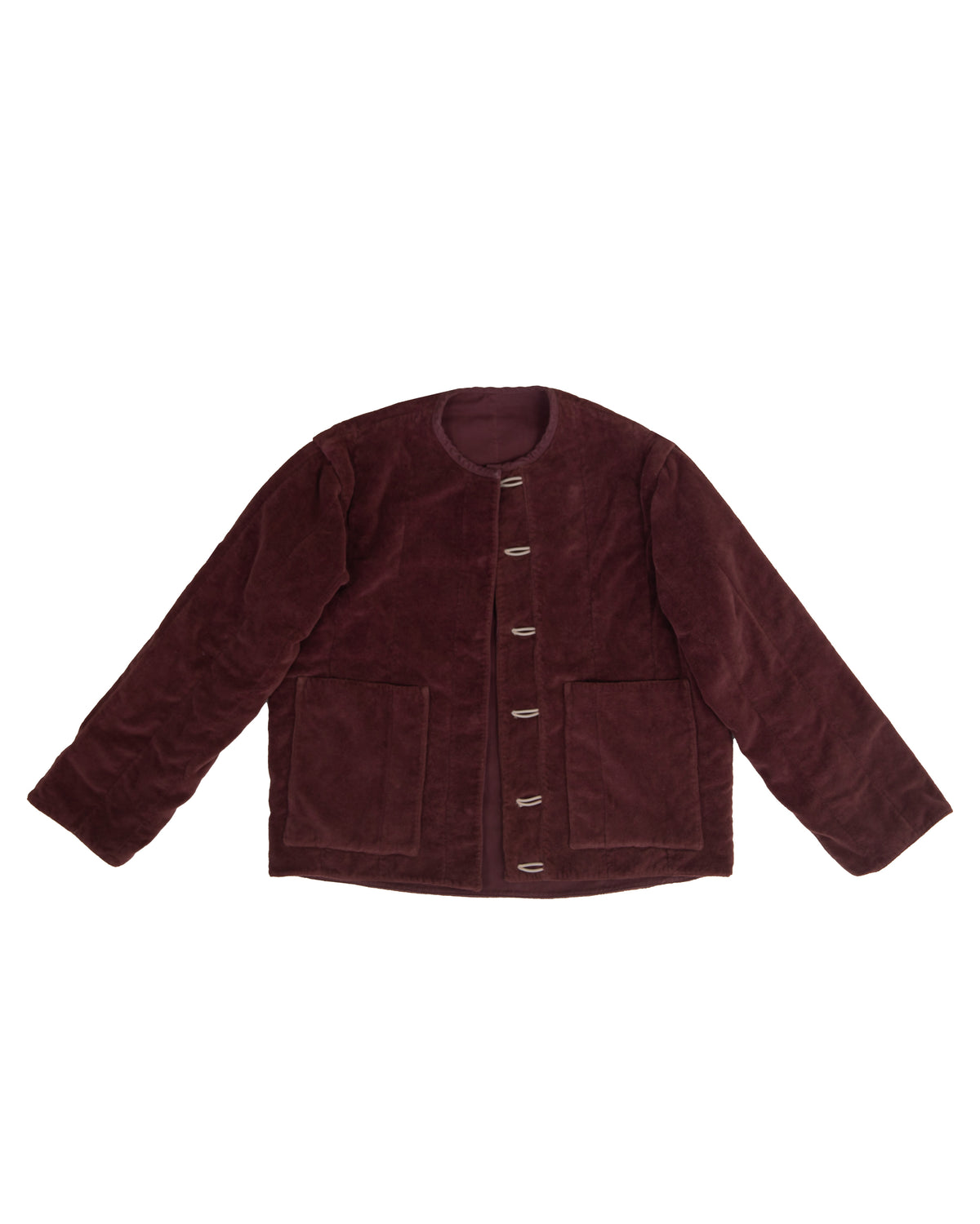 Tula Jacket - Mulberry - Cotton Velvet Terry