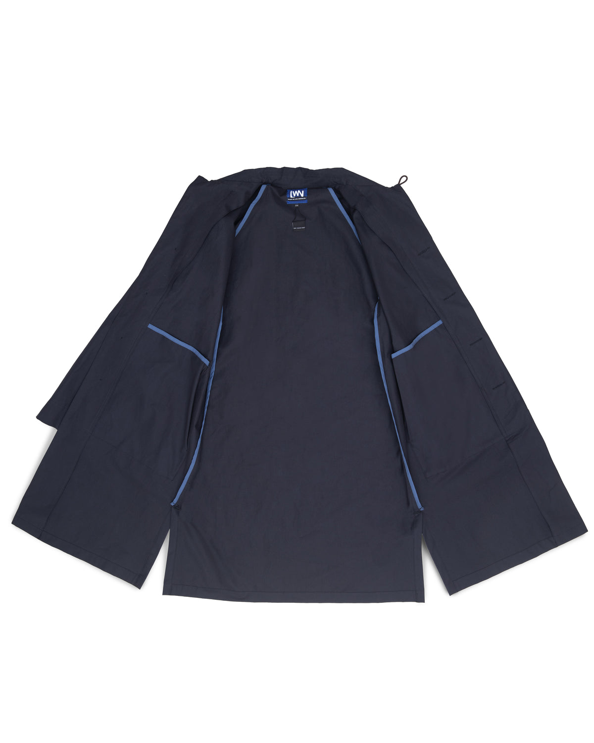 Tyfa Coat - Deep Navy - Coated Cotton