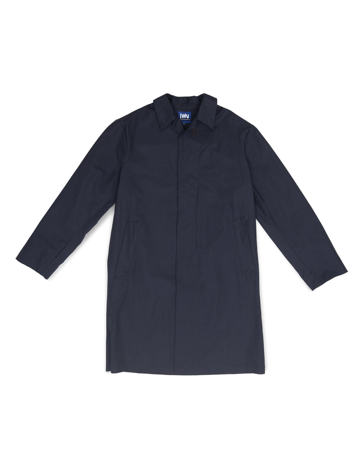 Tyfa Coat - Deep Navy - Coated Cotton