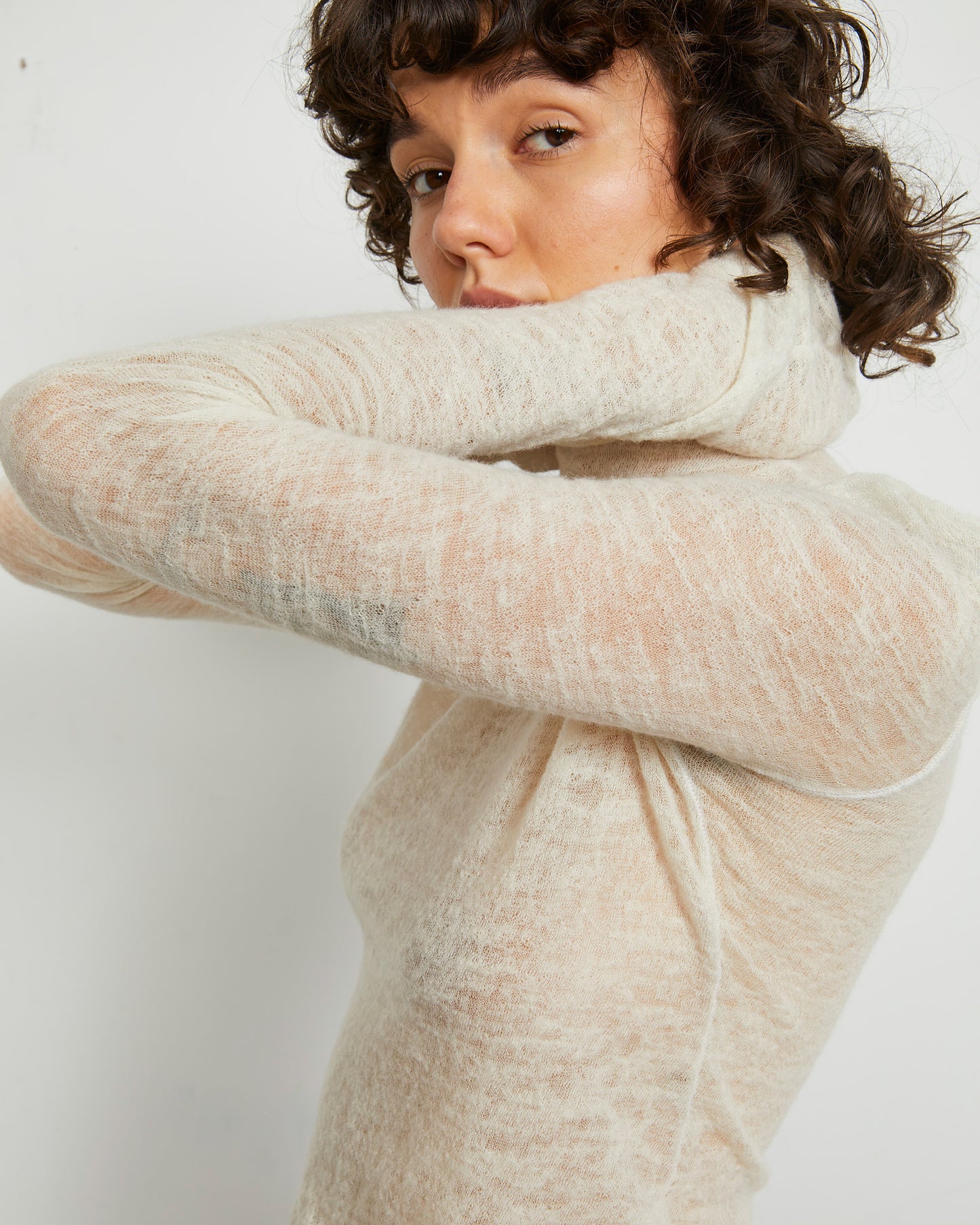 Willow Top - Ecru - Cloud Wool Jersey