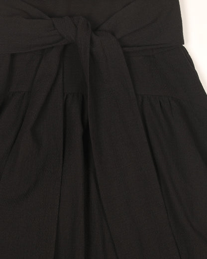 Zia Skirt - Black - Dobby