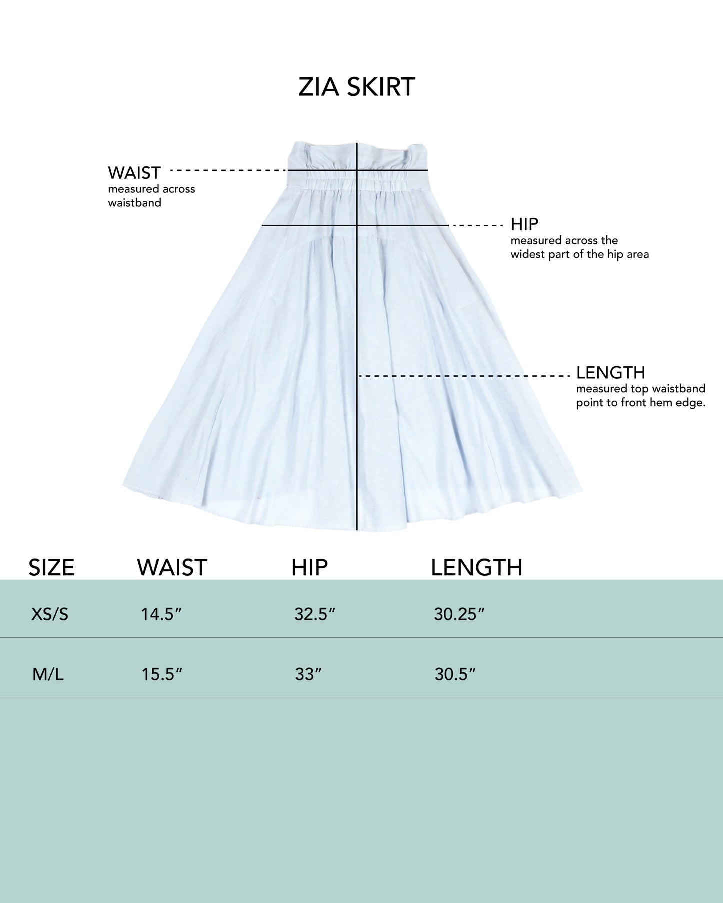 Zia Skirt - Cloud - Japanese Crepe Voile