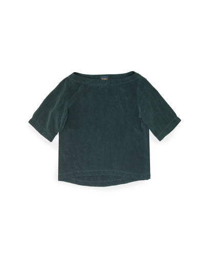 Zia Tee - Dark Teal - Cupro