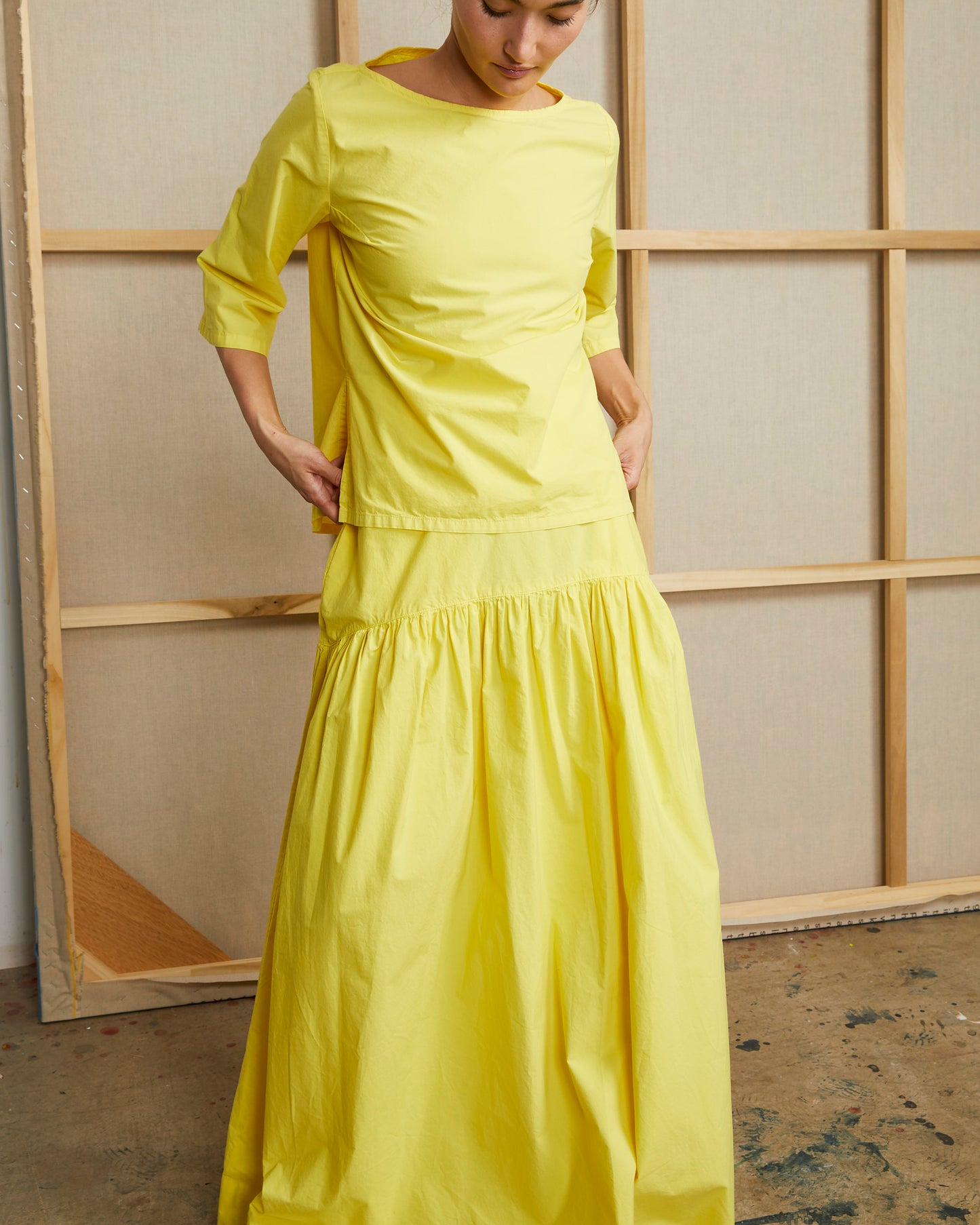 Zia Tunic - Meyer- Typewriter Poplin