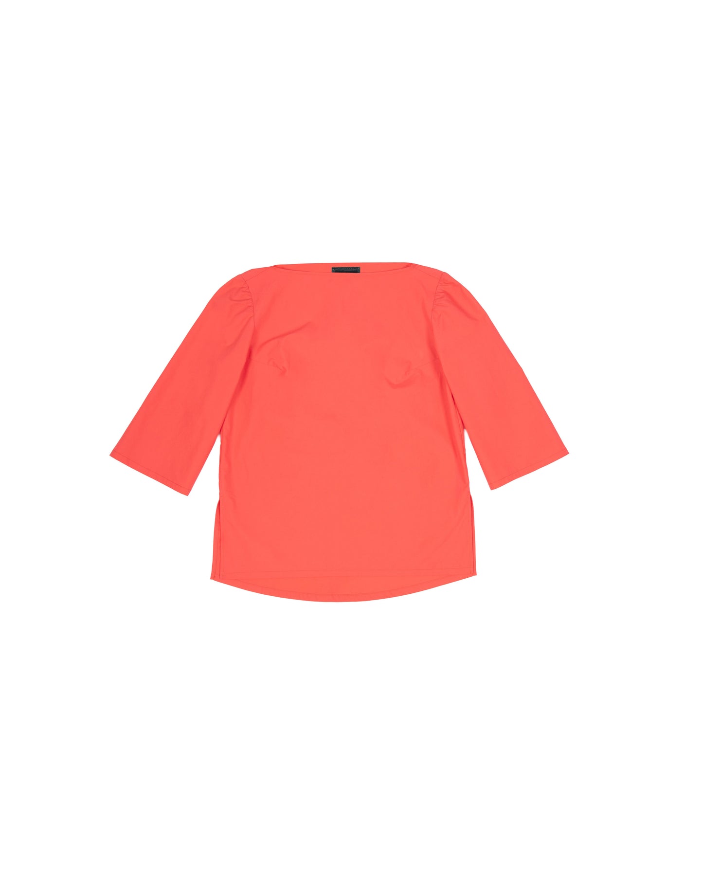 Zia Tunic - Candy Red - Typewriter Poplin