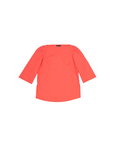 Zia Tunic - Candy Red - Typewriter Poplin