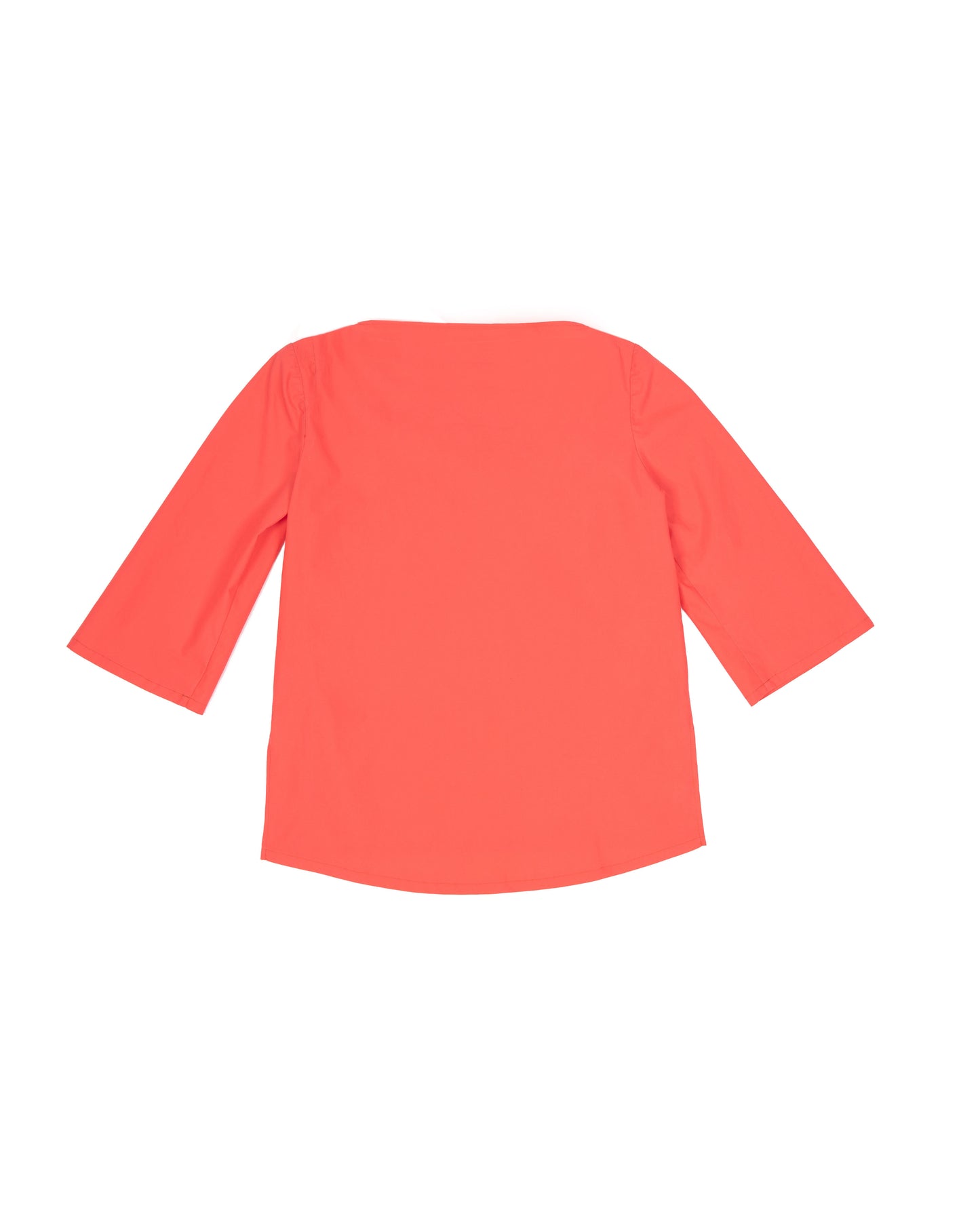 Zia Tunic - Candy Red - Typewriter Poplin