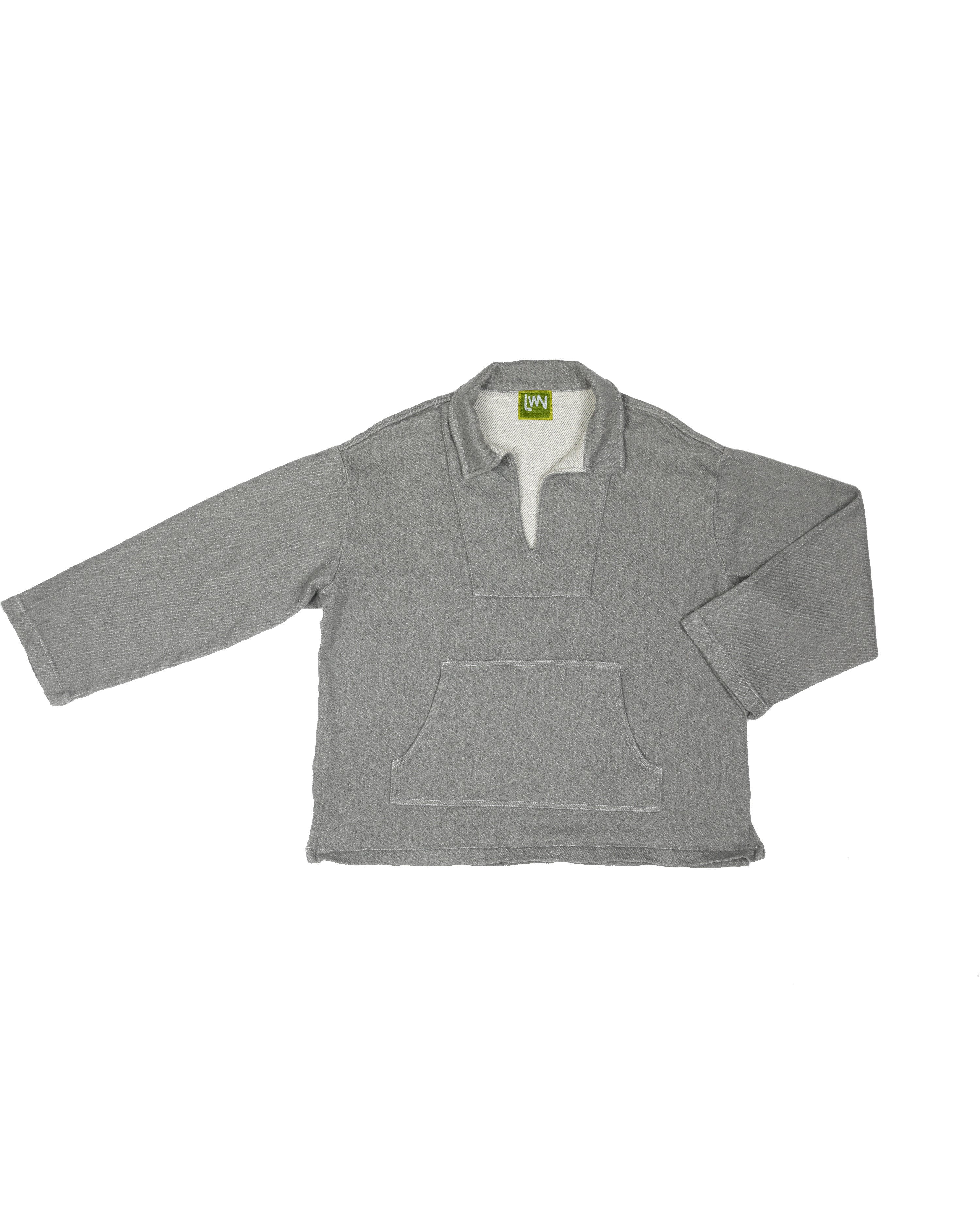 Agave Top - Heather Gray - Japanese Double Twill