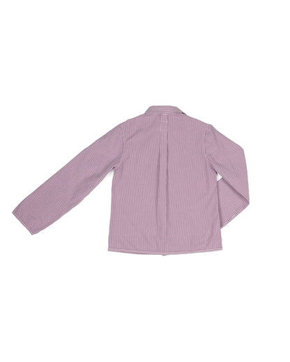 Sami Shirt - Lavender - Pencil Stripe