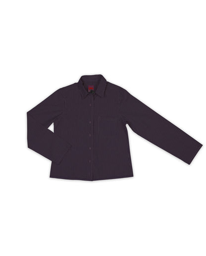 Sami Shirt - Midnight - Pencil Stripe