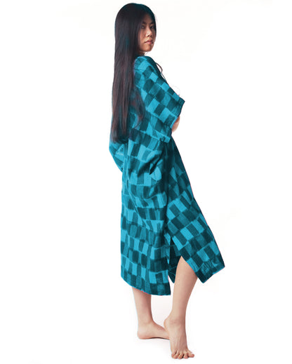 Sello Caftan - Parrot - Handloom Ikat
